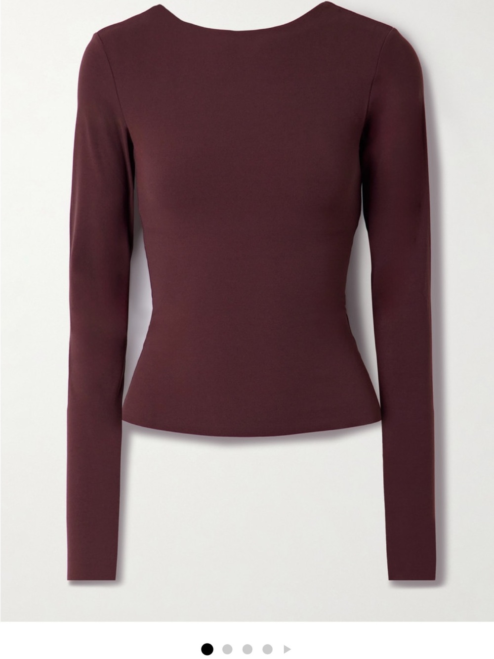 NWOT Nike Zenvy Dri-Fit Infinasoft Long-Sleeve Crew Neck Top in Burgundy